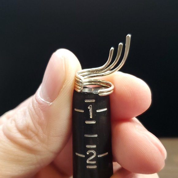 Size 0.25 925 Sterling Silver Beautiful Baby Ring - Picture 4 of 6